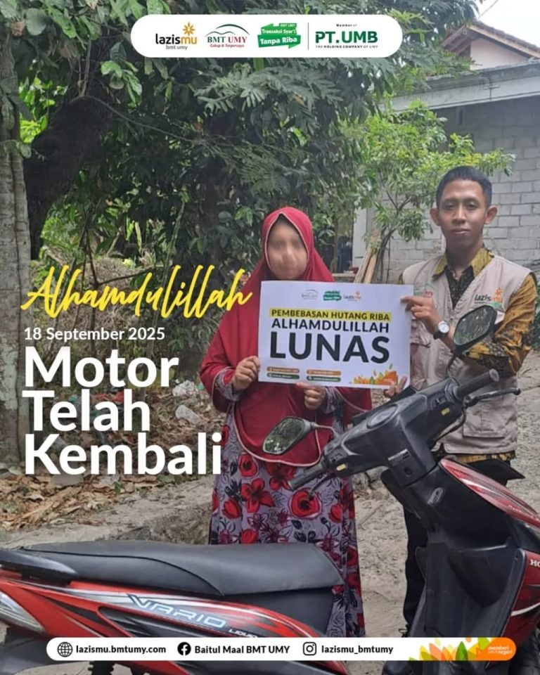ALHAMDULILLAH, MOTOR KEMBALI, HARAPAN MENYALA LAGI
