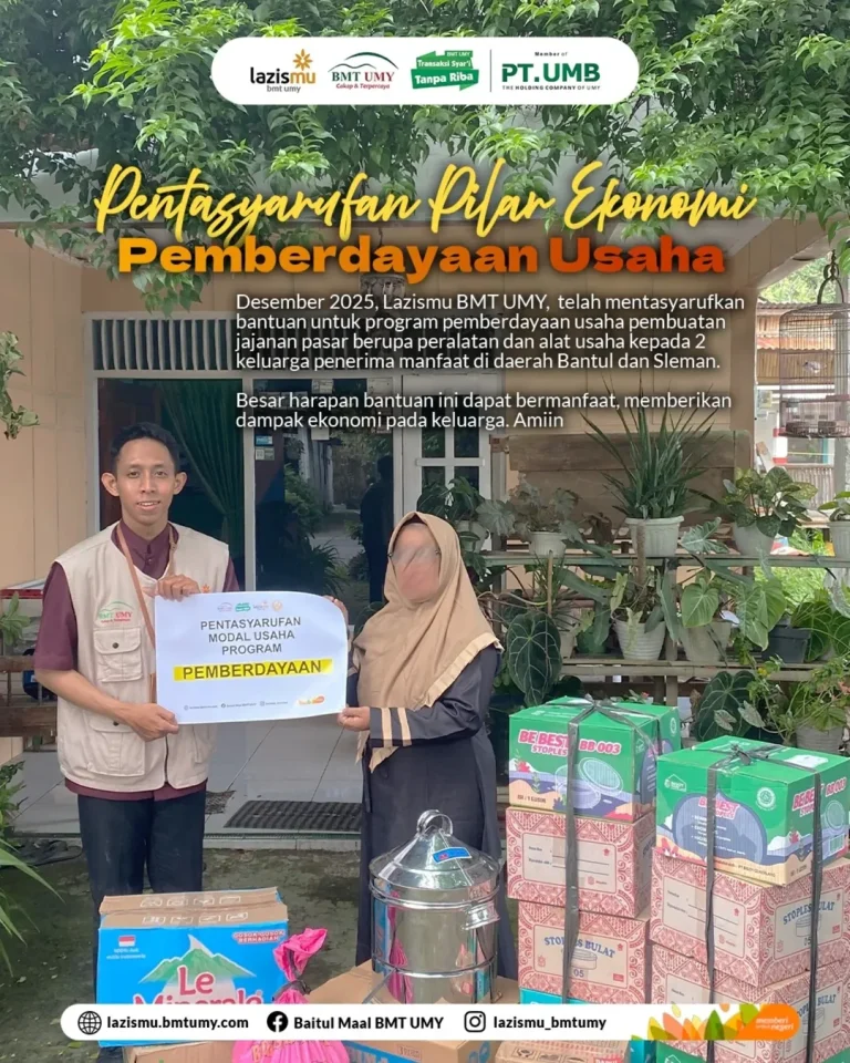 Pemberdayaan Ekonomi Keluarga melalui Bantuan Modal Usaha